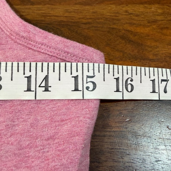 PACT Women’s Medium Fit & Flare Midi Dress Organic Cotton Pink Pockets Racerback - Picture 9 of 11